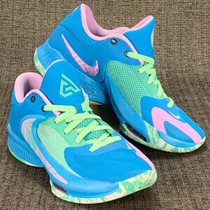 Nike Giannis ZOOM FREAK 4 - Mens 9 - basketball shoes birthstone pink DJ6149-400
